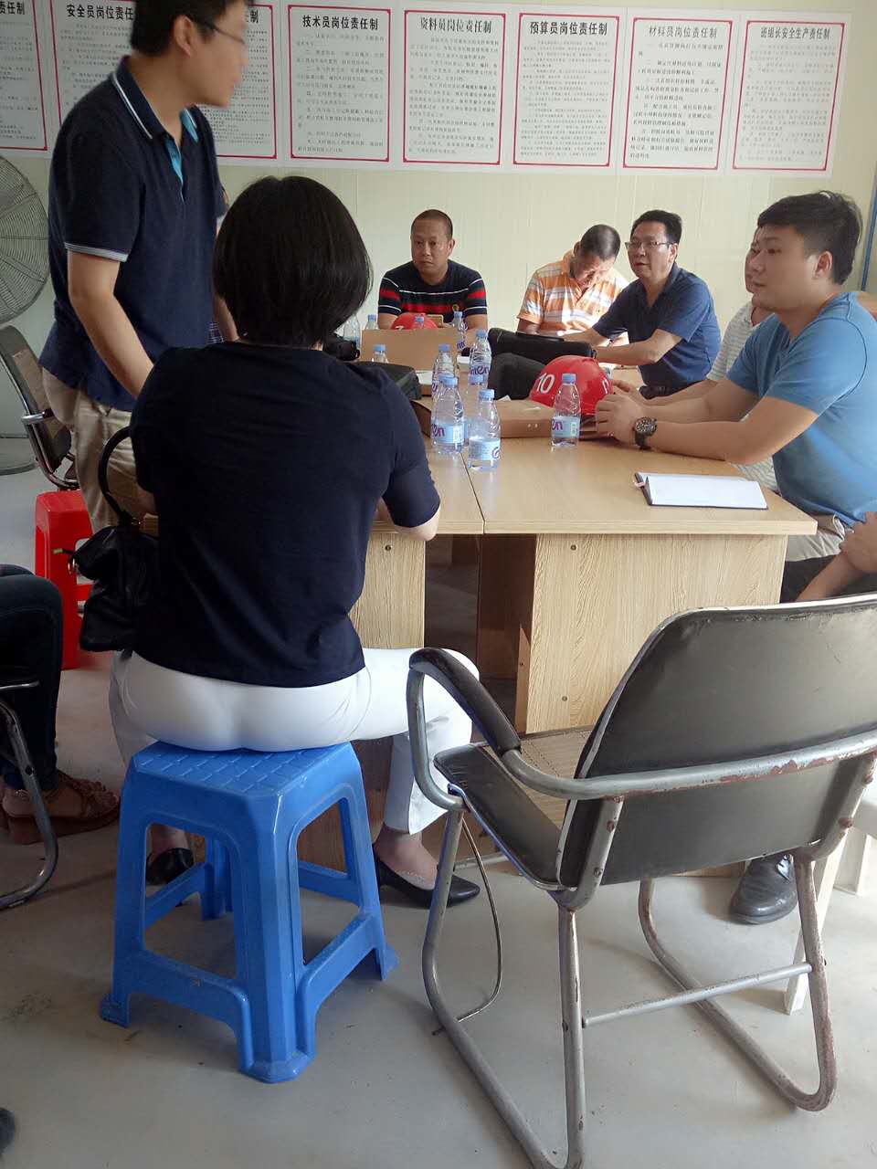 2017年6月12日福州市質(zhì)量安全監(jiān)督站對福建經(jīng)濟(jì)學(xué)校施埔校區(qū)綜合實(shí)訓(xùn)樓建設(shè)項(xiàng)目檢查指導(dǎo)