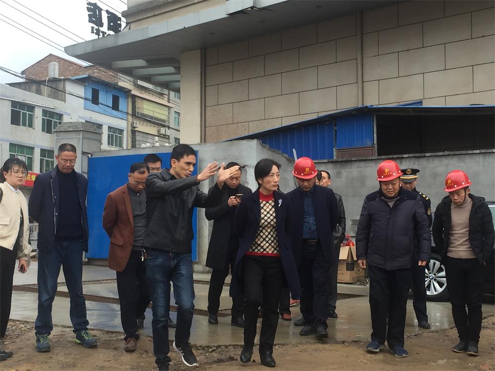2018年3月2日縣委書記黃美萍等領(lǐng)導(dǎo)到我司松溪縣工農(nóng)路安置房綜合體建設(shè)項(xiàng)目工地現(xiàn)場(chǎng)進(jìn)行調(diào)研工作